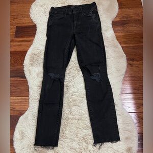 Mother ankle fray  Distressed Jeans